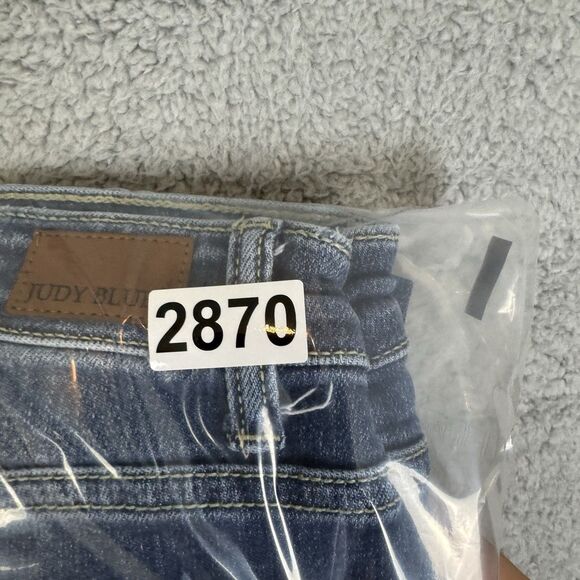 Judy Blue Jeans Blue Womens 1/25 Denim Relaxed Fit Distressed Medium Washed - Picture 11 of 11